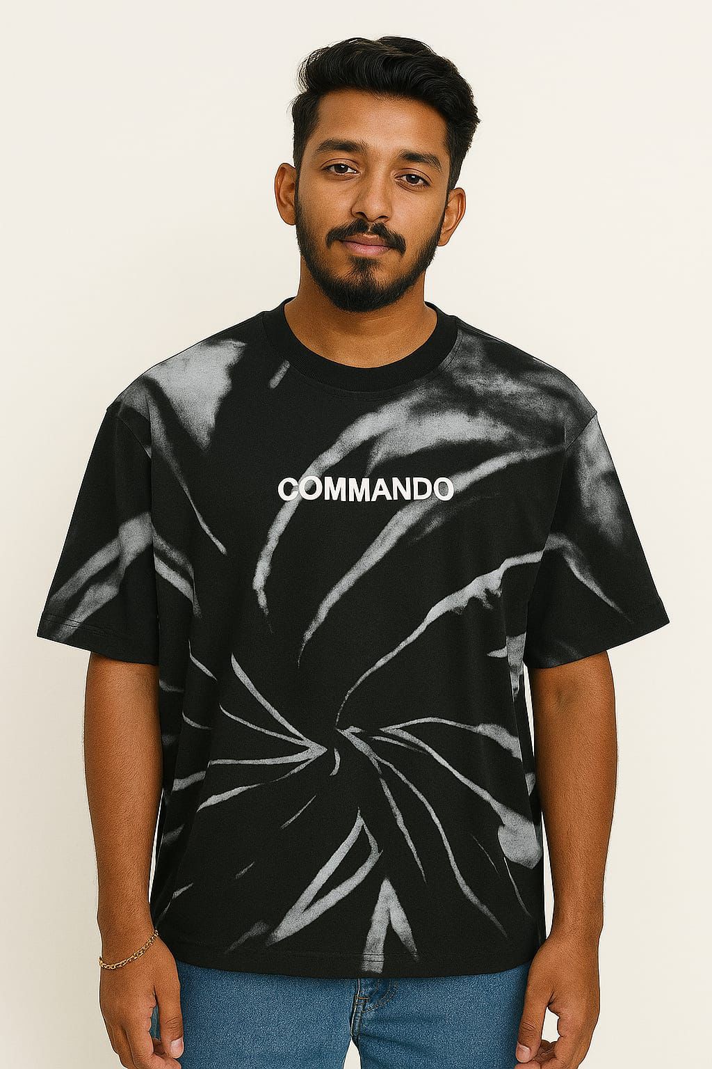DROP SHOLDER BLACK COMANDO
