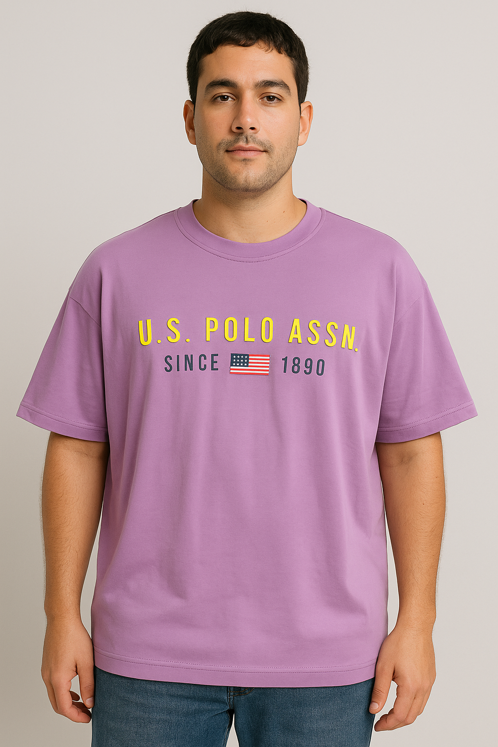 usa drop sholder purple