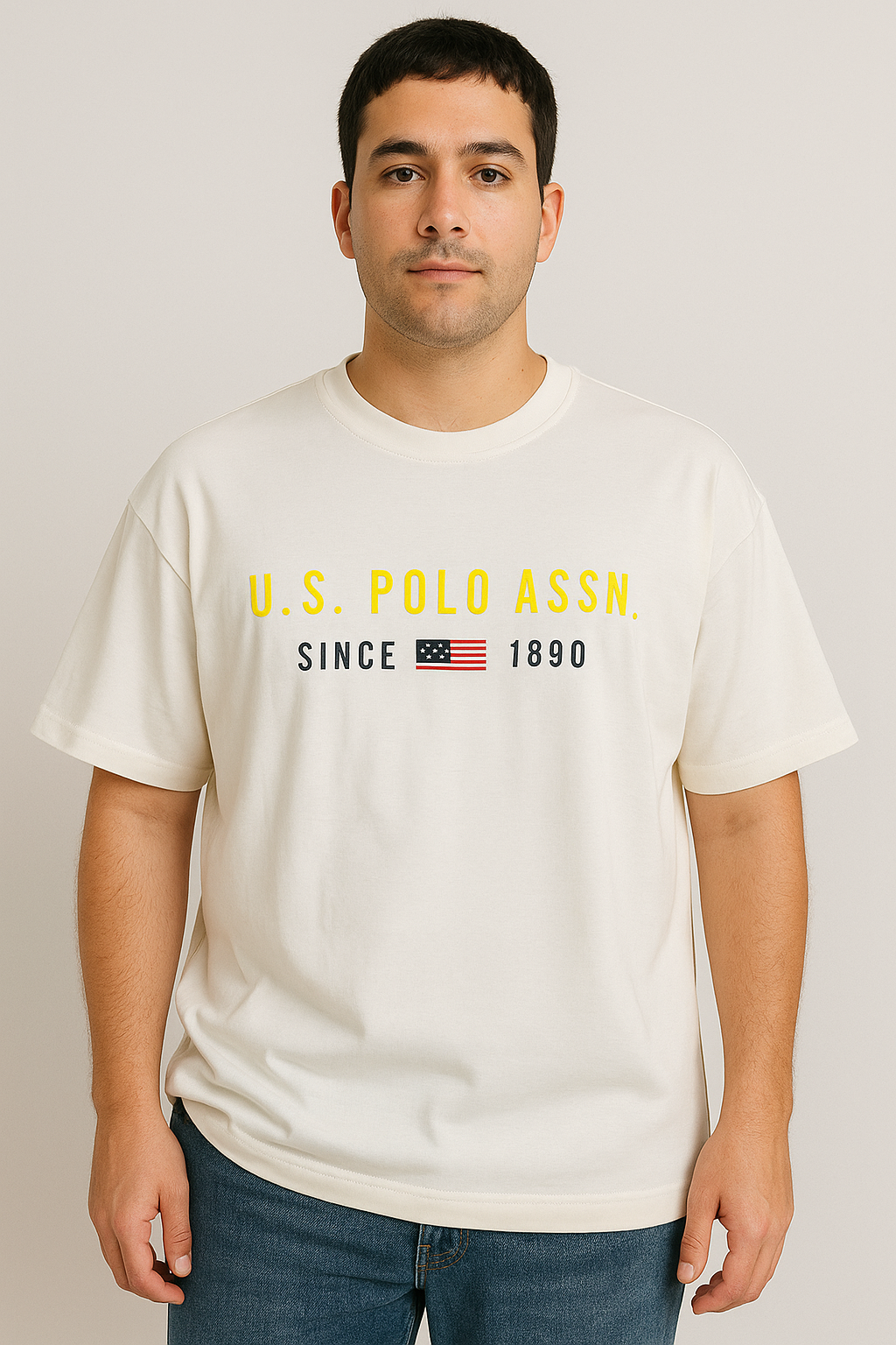 Usa Polo  White